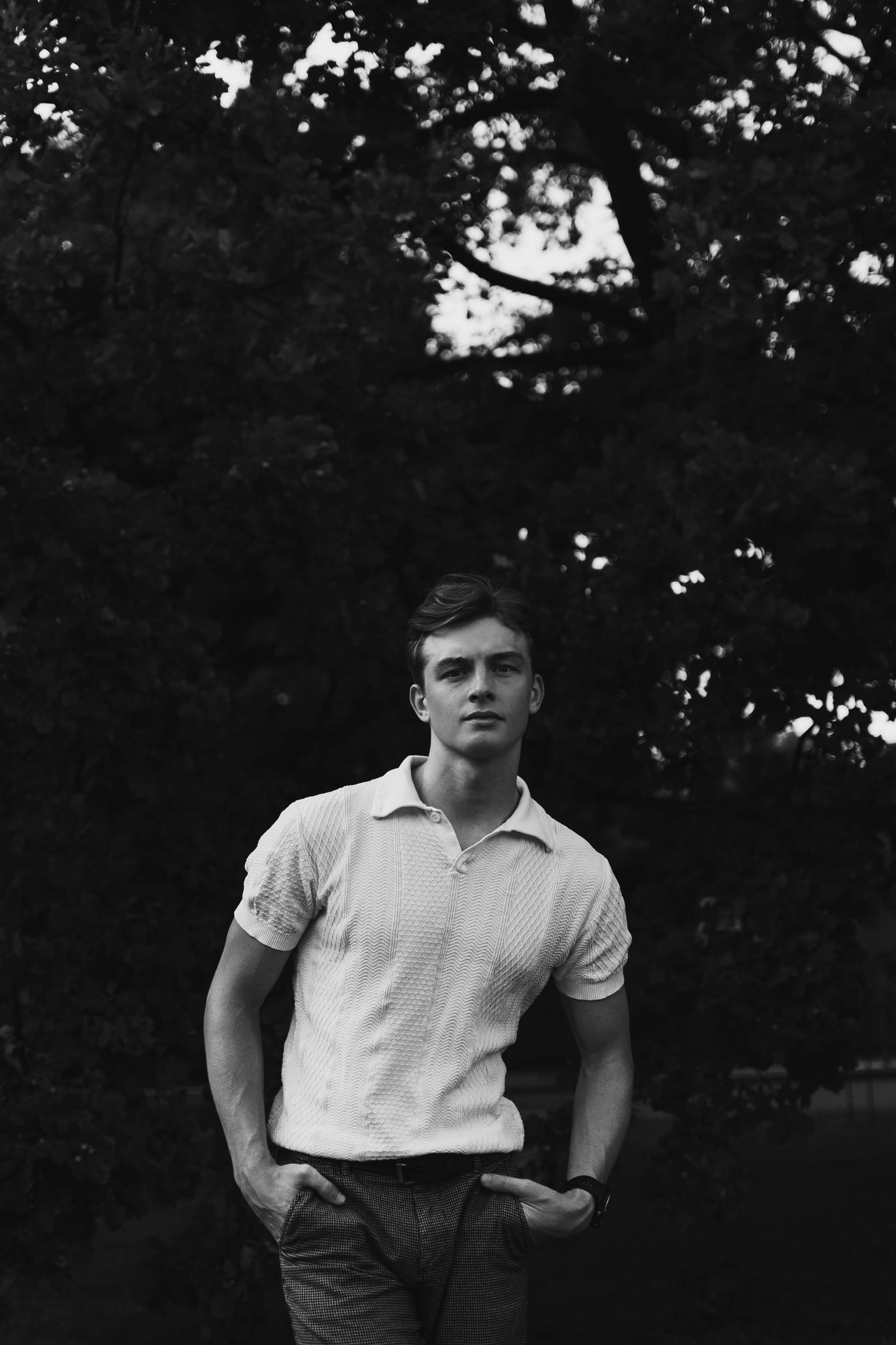 Crochet polo